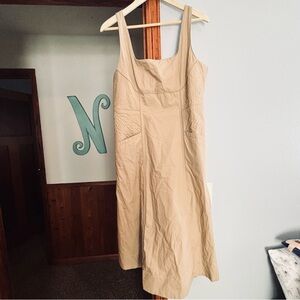 Banana Republic Beige Midi Dress